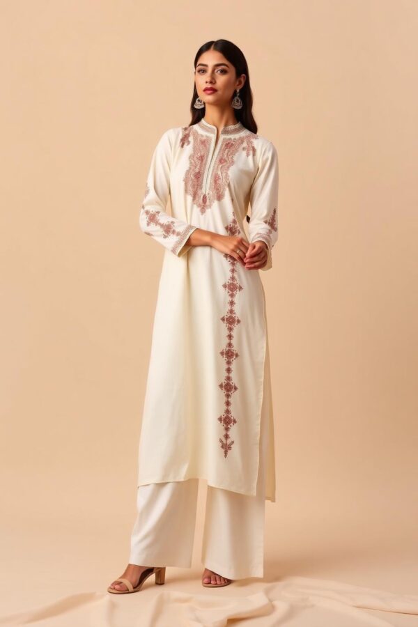 Embroidered Lawn Kurta