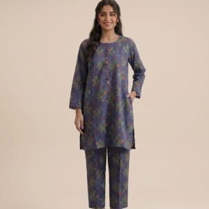 Dusk Lilac – 2 Piece Printed Lawn Suit