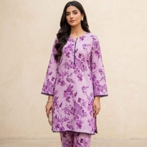 Lilac Whisper – 2 Piece Printed Lawn Suit