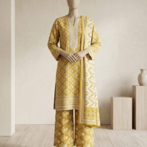 Golden Hour – 3 Piece Printed Lawn Suit
