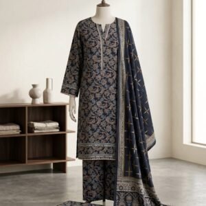 Slate Story – 3 Piece Printed Lawn Suit