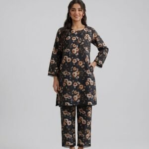 Velvet Night – 2 Piece Printed Lawn Suit