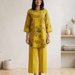 Amber Meadow – 2 Piece Printed Lawn Suit