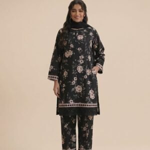 Noir Garden – 2 Piece Printed Lawn Suit