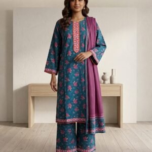 Jewel Duet – 3 Piece Printed Lawn Suit