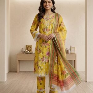 Goldfinch – 3 Piece Printed Lawn Suit