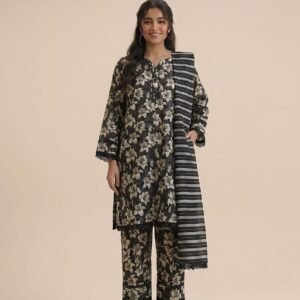 Noir Lily – 3 Piece Printed Lawn Suit
