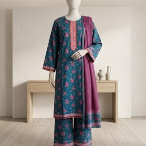 Twilight Trail – 3 Piece Printed Lawn Suit