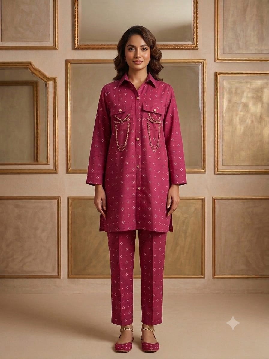 Magenta Muse – 2 Piece Printed Lawn Suit