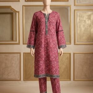 Blush Rose – 2 Piece Printed Lawn Suit
